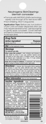 Neutrogena SkinClearing Concealer Blemish Makeup Light 10 - 0.05 Oz - Image 5