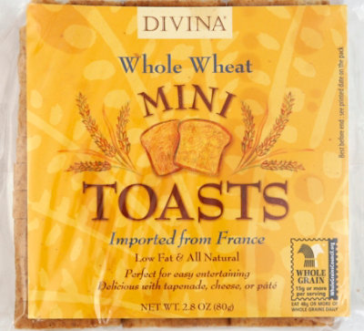 Divina Mini Wheat Toasts - 2.8 Oz - Image 2