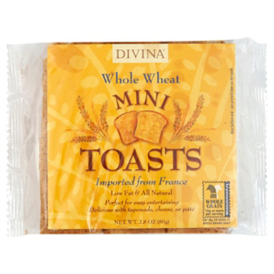 Divina Mini Wheat Toasts - 2.8 Oz - Image 1