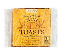 Divina Mini Wheat Toasts - 2.8 Oz