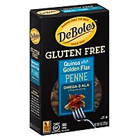 Deboles Quinoa Plus Golden Flax Gluten Free Penne, 8 Oz - 8 Oz - Image 1