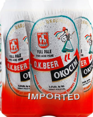 Okocim Ok Cans - 4-16.9 Fl. Oz. - Image 2