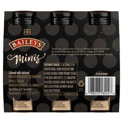 Baileys Minis The Original Irish Cream Liqueur - 3-100 Ml - Image 2