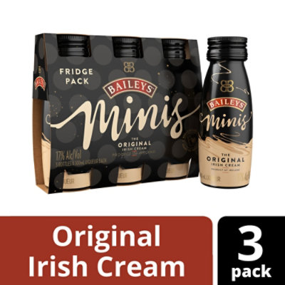 Baileys Liqueur Irish Cream The Original 34 Proof - 3-100Ml