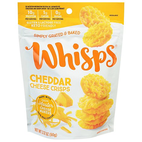 Cello Whisps Cheddar Cheese Cheese Snack - 2.12 Oz