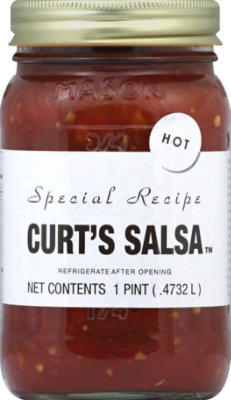 Curts Special Recipe Salsa Hot Reg - 16 Oz - Image 2