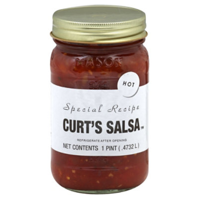 Curts Special Recipe Salsa Hot Reg - 16 Oz - Image 1