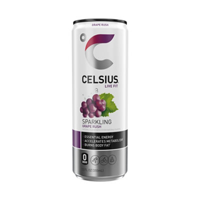 Celsius Energy Drink Grape - 12 Fl. Oz. - Image 1