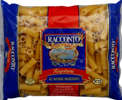 Racconto Rigatoni Pasta - 16 Oz - Image 2