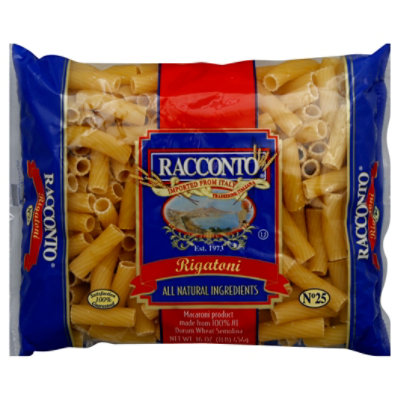 Racconto Rigatoni Pasta - 16 Oz - Image 1