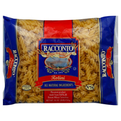 Racconto Rotini Pasta - 16 Oz - Image 1