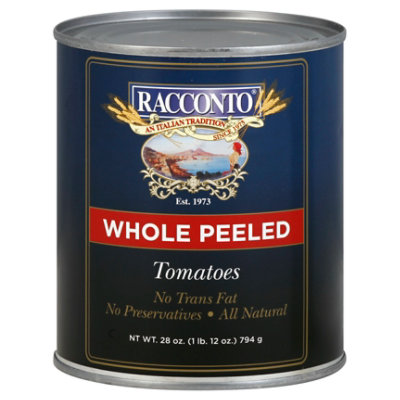 Racconto Whole Peeled Tomato - 28 Oz - Image 1