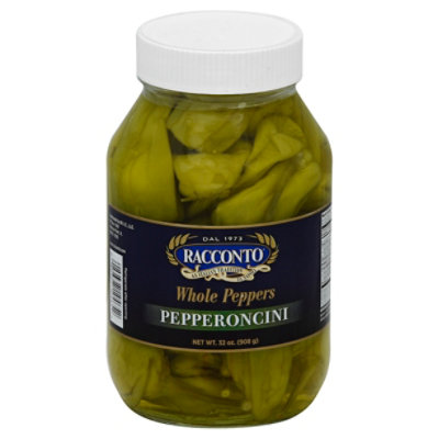 Racconto Whole Peppers - 32 Oz - Image 1