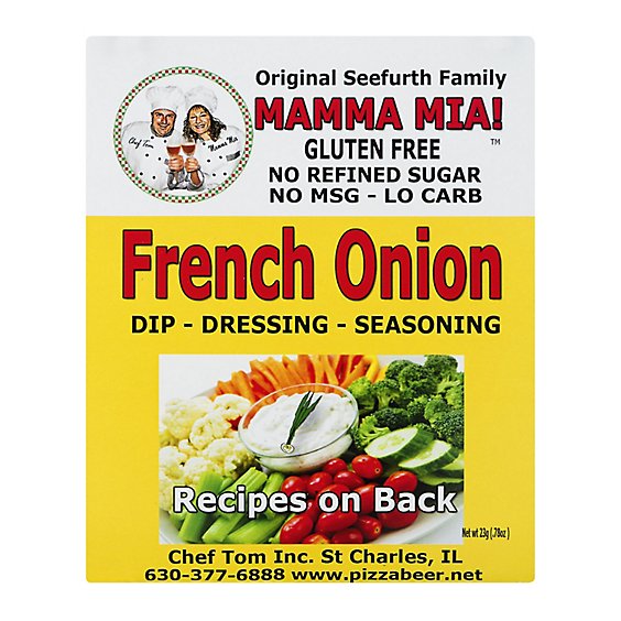 Mamma Mia Onion Dip-Dressing-Seasoning .81 Oz - 0.81 Oz