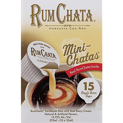 Rum Chata Minis 27.5 Proof - 375 Ml - Image 2