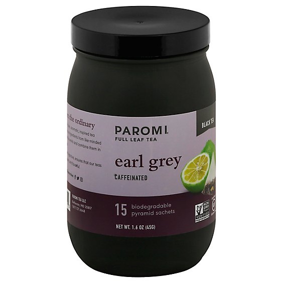 Paromi Tea Earl Grey - 15 Count