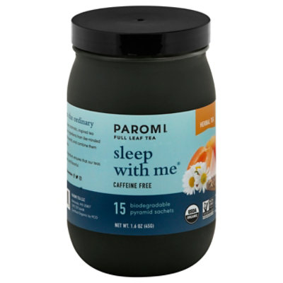 Paromi Tea Sachets Herbal Caffeine Free Sleep With Me 15 Count - 1.6 Oz