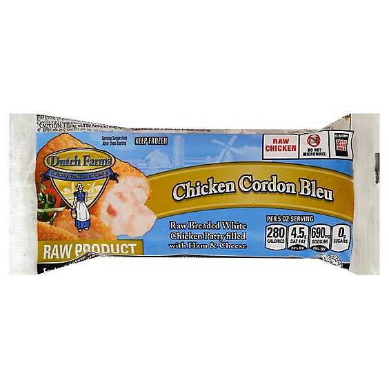 Dutch Farms Chicken Cordon Bleu Kiev - 5 Oz