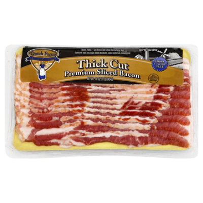 Dutch Farms Thick Cut Bacon - 16 Oz - Image 1