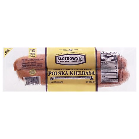Slotkowski Polka Kielbasa Smoked Polish Sausage - 14 Oz.