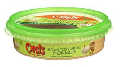 Oasis Roasted Garlic Hummus - 10 Oz - Image 4