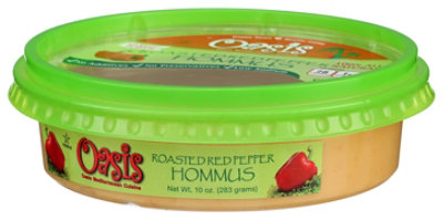 Oasis Hommus Roasted Red Pepper - 10 Oz - Image 4