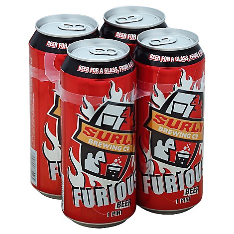 Surly Furious Beer In Cans - 4-16 Fl. Oz.