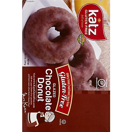 Katz Gluten Free Donuts Glazed Chocolate - 10.5 Oz - Image 3