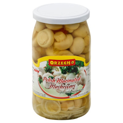 Orzech Pieczarki Marynowane Pickled Mushroom 26.81 Oz - 26.81 Oz - Image 1