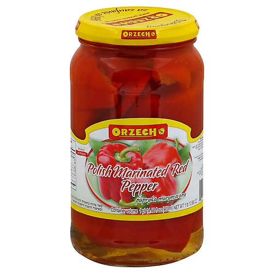 Orzech Marinated Red Pepper 29.98 Oz - 29.98 Oz