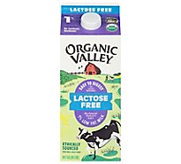 Organic Valley Organic Milk Lowfat 1% Milkfat Lactose Free Half Gallon - 1.89 Liter