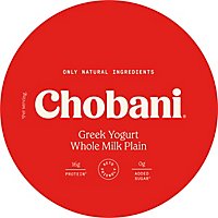 Chobani Yogurt Greek Whole Milk Plain - 32 Oz - Image 3