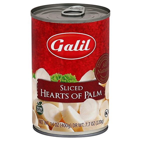 Galil Sliced Hearts Of Palm Canned - 14 Oz