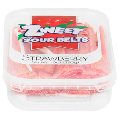 Galil Zweet Sour Strawberry Belts - 10 Oz - Image 3