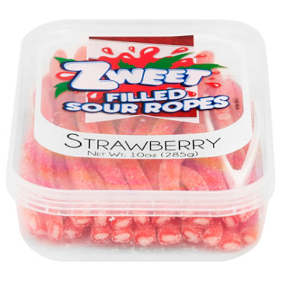 Galil Zweet Sour Strawberry Ropes - 10 Oz - Image 3