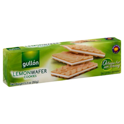 Gullon Lemon Wafers Cookies 5.29 Oz - 5.29 Oz - jewelosco