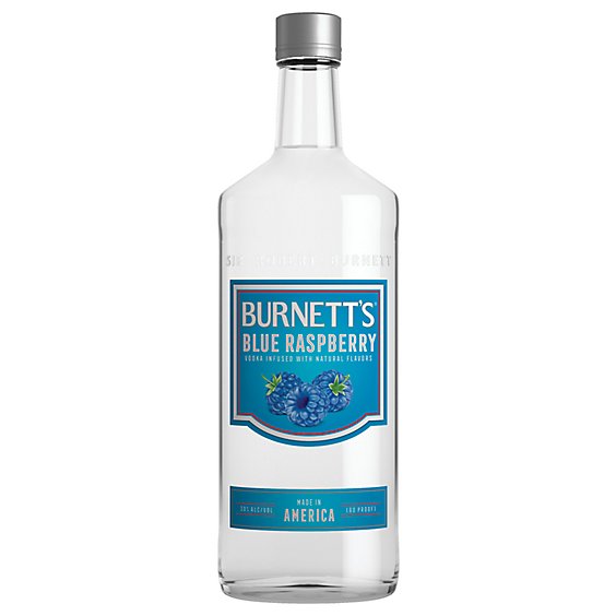 Burnetts Blue Raspberry Vodka - 750 Ml