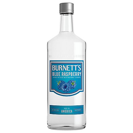 Burnetts Blue Raspberry Vodka - 750 Ml - Image 1