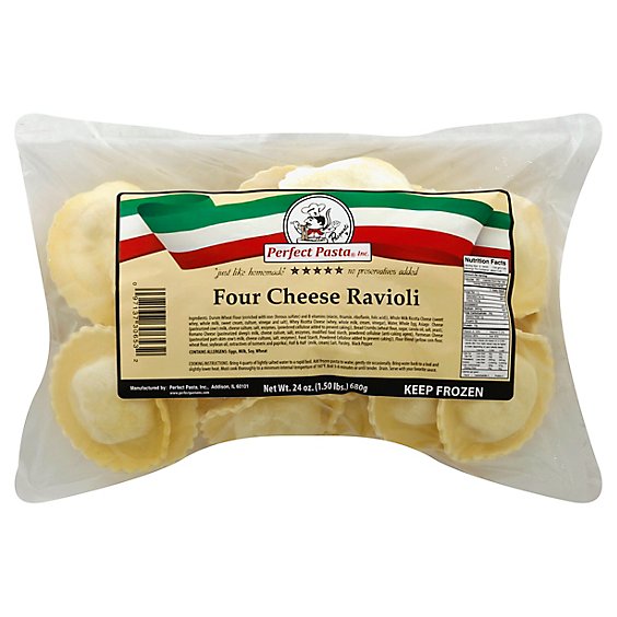 Perfect Pasta 4 Cheese Ravioli - 24 Oz