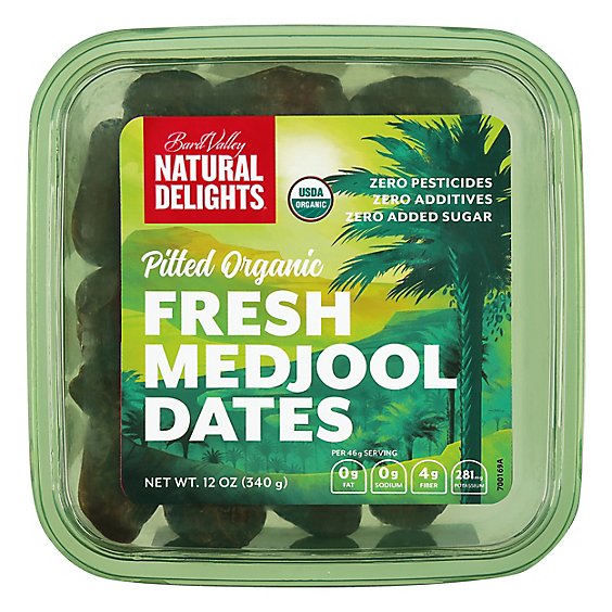 Bard Valley Dates Pitted Organic - 12 Oz