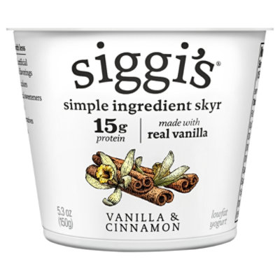 siggi's Vanilla And Cinnamon 2% Icelandic Skyr Lowfat Yogurt - 5.3 Oz - Image 3