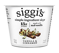 siggi's Icelandic Strained 2% Low Fat Vanilla & Cinnamon Yogurt - 5.3 Oz
