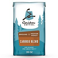 Caribou Coffee Caribou Blend Medium Roast Ground Coffee Bag - 20 Oz - Image 2
