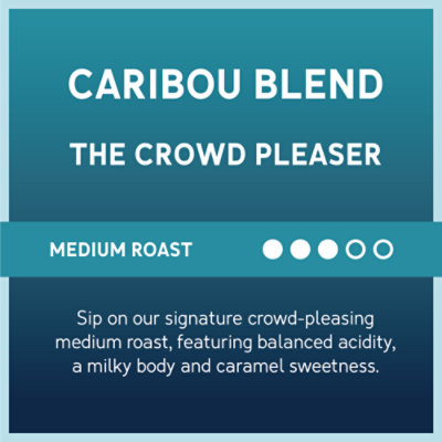 Caribou Coffee Caribou Blend Medium Roast Ground Coffee Bag - 20 Oz - Image 4