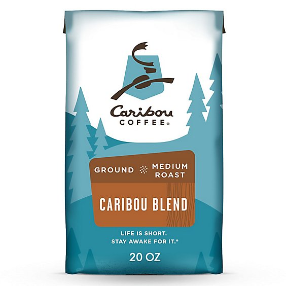 Caribou Coffee Caribou Blend Medium Roast Ground Coffee Bag - 20 Oz