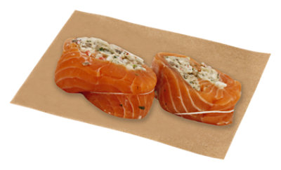 Seafood Service Counter Fish Salmon Seafood Stuffed - 1.00 LB - Image 1