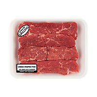 Meat Counter Beef USDA Choice Sirloin Tip Steak Vpc - 3.25 LB - Image 1