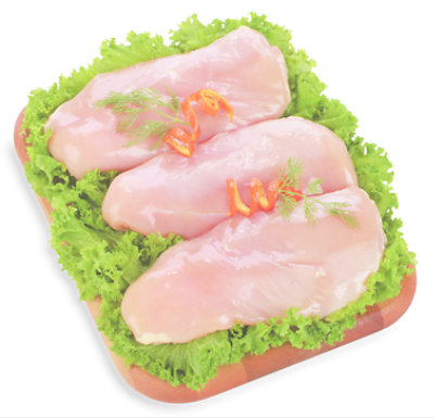 Meat Counter Chicken Breast Cutlets Sicilian Service Case - 0.50 LB - Image 1