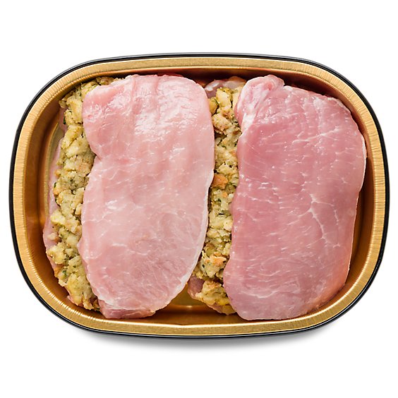 Meat Counter Pork Chops Stuffed Boneless - 0.75 LB