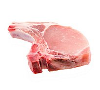 Meat Counter Pork Chops Seasoned Thin Cut Bone In - 0.75 LB